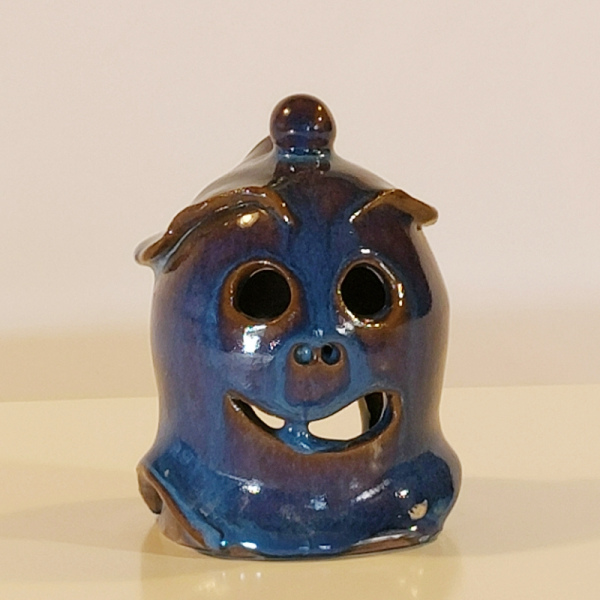 G-0040: Geister Windlicht ca. 8x11 cm