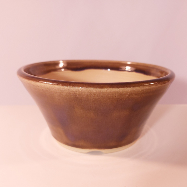 WGM-0056: Schale Braun/Blau ca. 15x7 cm 