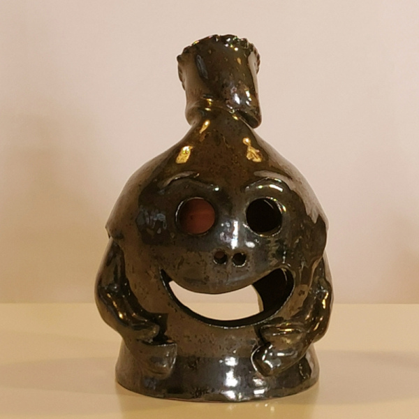 G-0031: Geister Windlicht ca.9x15 cm