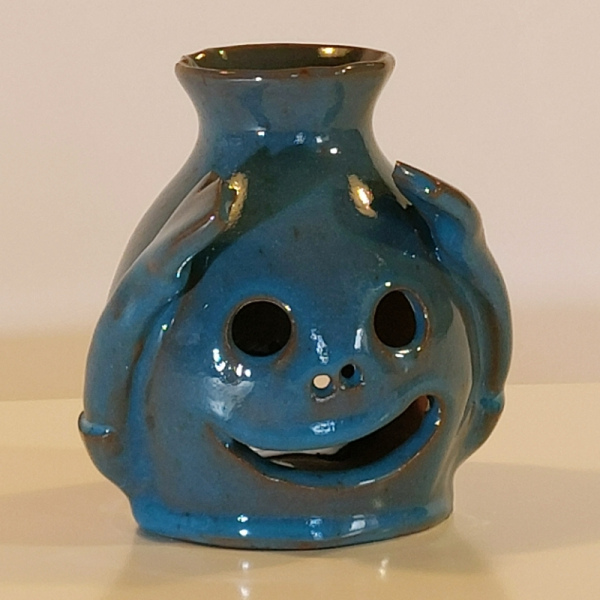 G-0042: Geister Windlicht ca. 11x12 cm