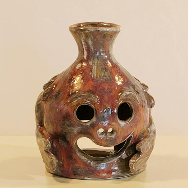 G-0033: Geister Windlicht ca.11x13 cm